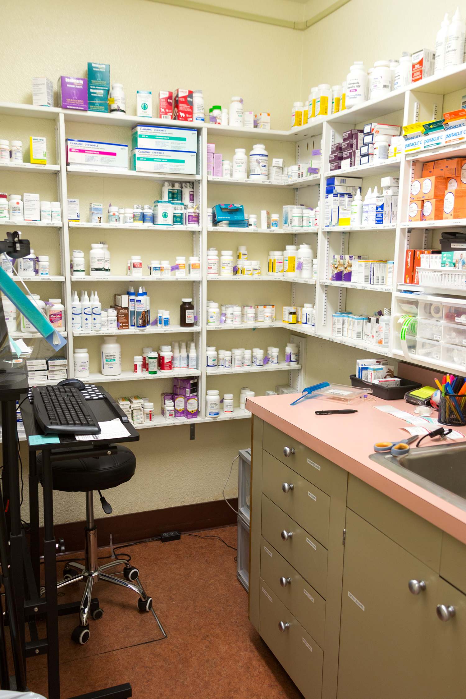 Pharmacy at White's Pet Hospital