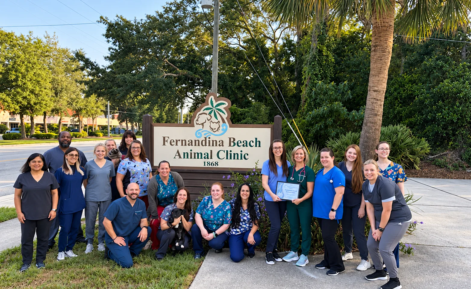 Fernandina Beach Animal Clinic - Staff Photo 2026 Fernandina Beach Animal Clinic - Staff Photo 2026