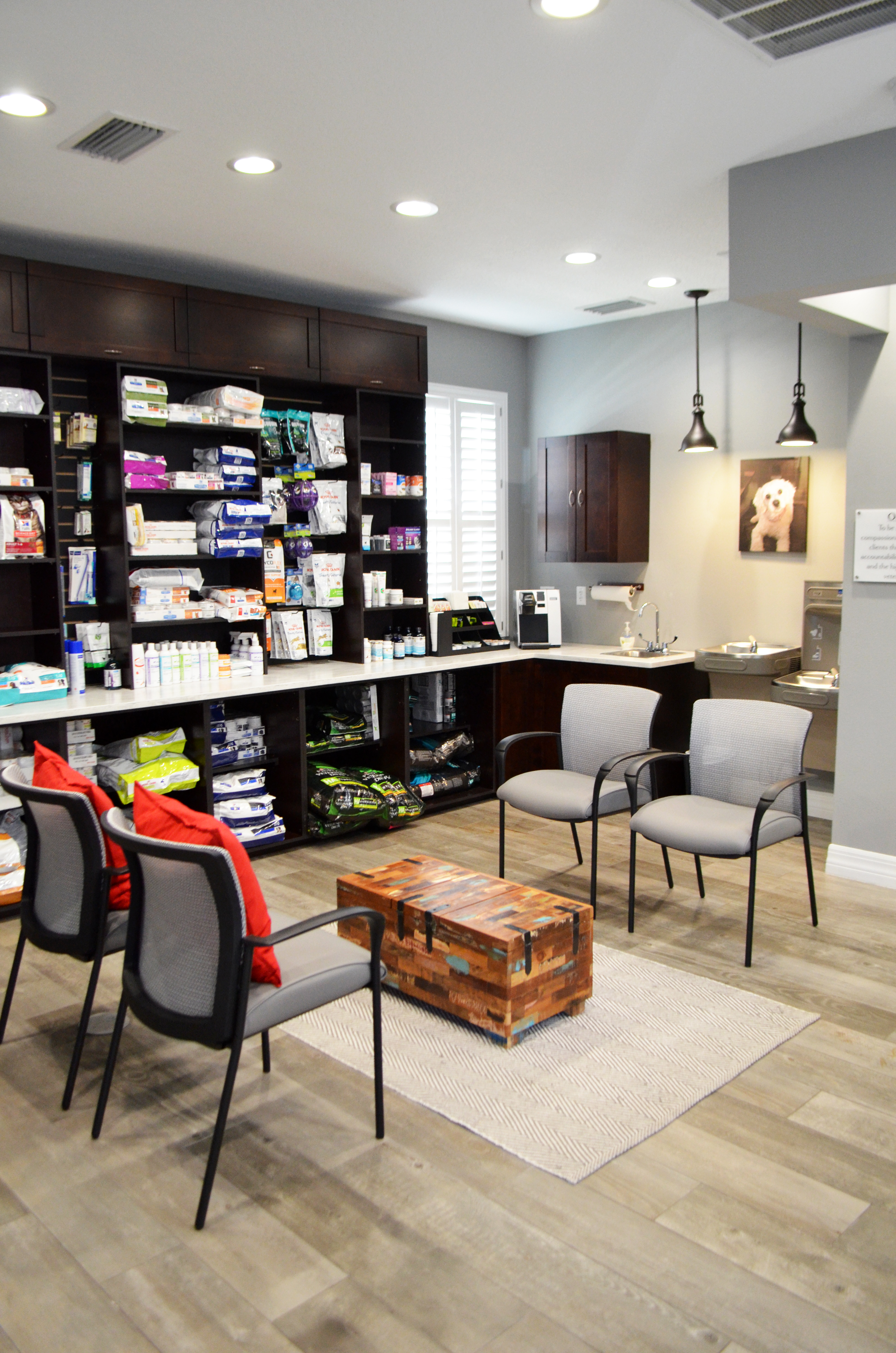 Wellness Center - Lobby at Westchase Veterinary Center and Emergency