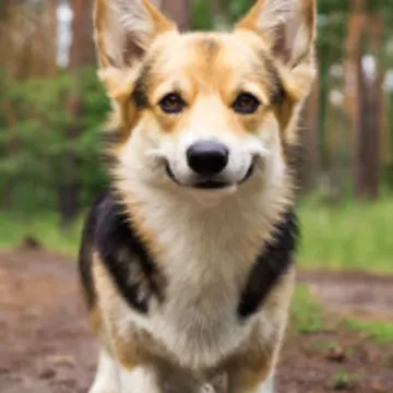 Corgi Welsh in Forest Corgi Welsh in Forest