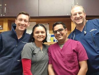 4 DVMs at Pender Veterinary Centre