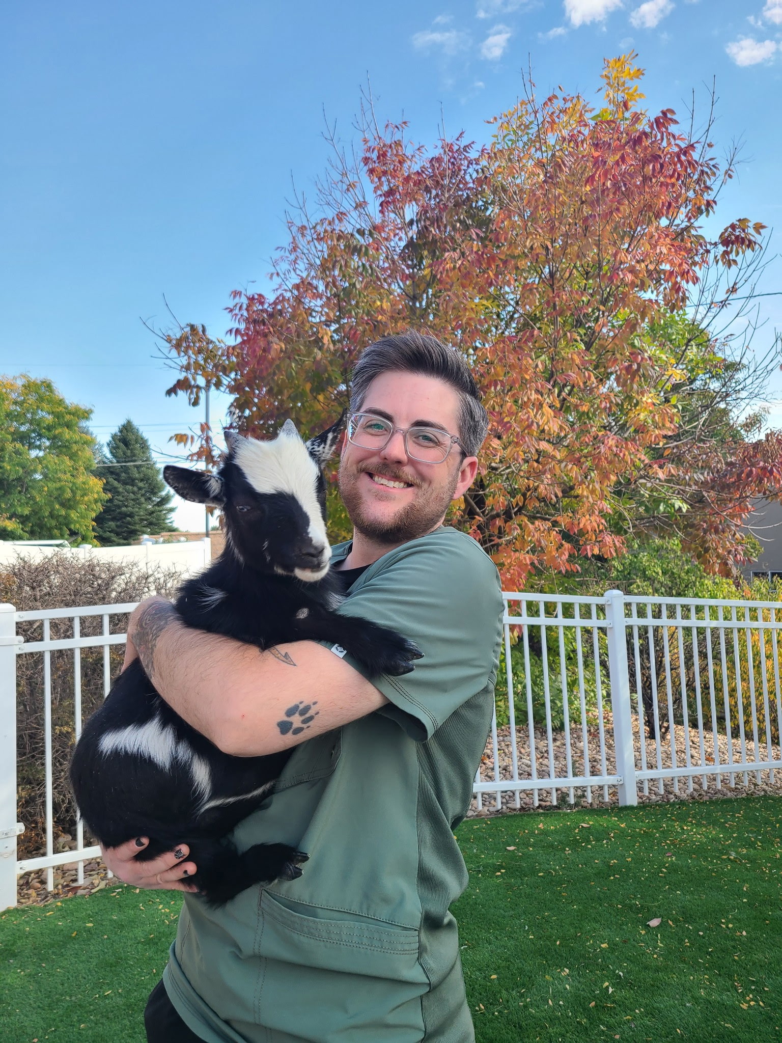 Andrew Crabtree, staff at Arvada Flats Veterinary Hospital