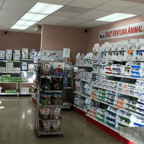 East Ventura Animal Hospital pet food and supply store