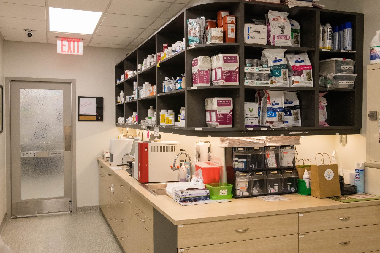 Pharmacy at West Village Veterinary Hospital