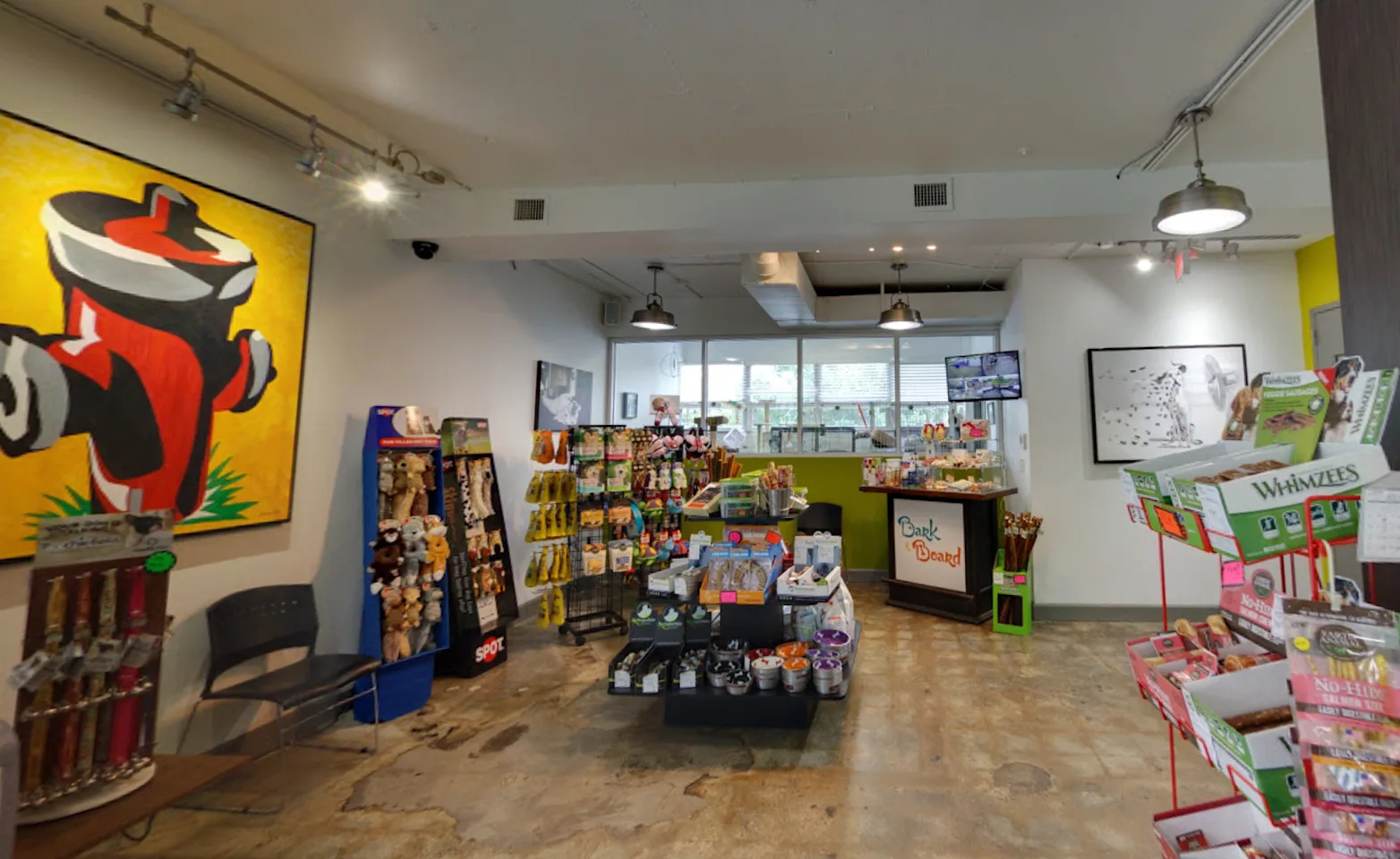 Retail shop at Bark & Board Retail shop at Bark & Board