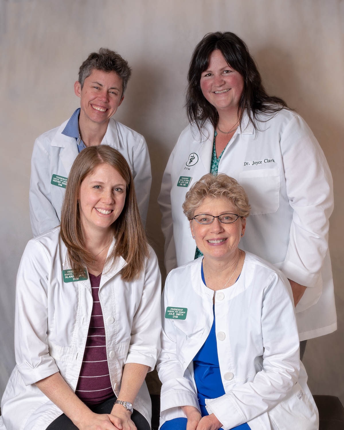 Team of veterinary doctors at Friendship Hospital for Animals
