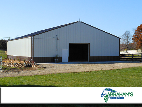 Exterior of stable in clinic