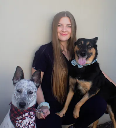 A line drawing of a puppy A line drawing of a puppy