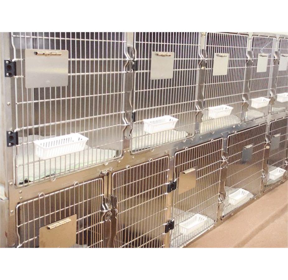Close up of kennels