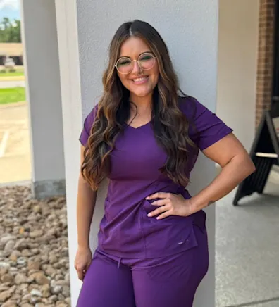 Elsa Carcamo holding two dogs Elsa Carcamo holding two dogs