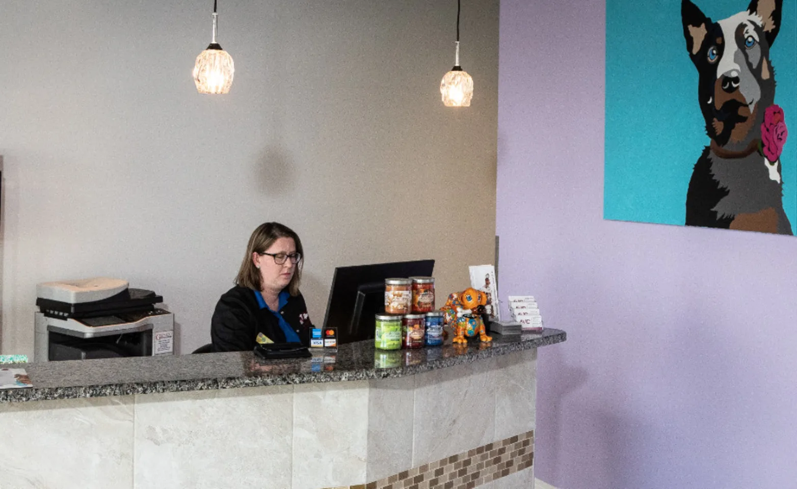 Receptionist at The Animalife Veterinary Center at Eagle Creek Receptionist at The Animalife Veterinary Center at Eagle Creek