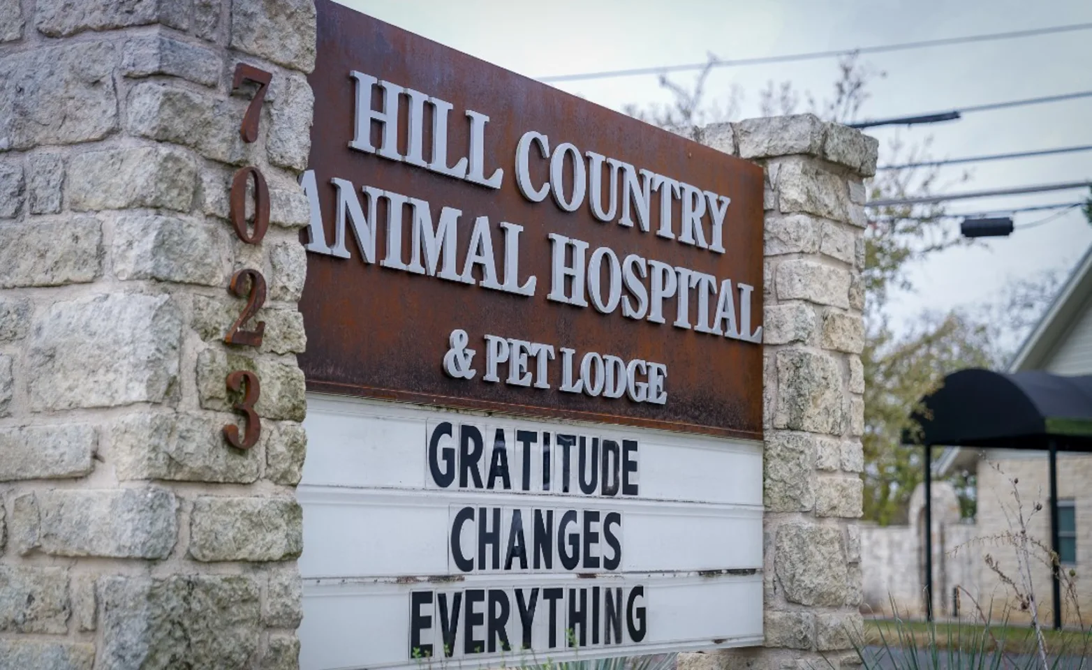Front of Hill Country Animal Hospital 