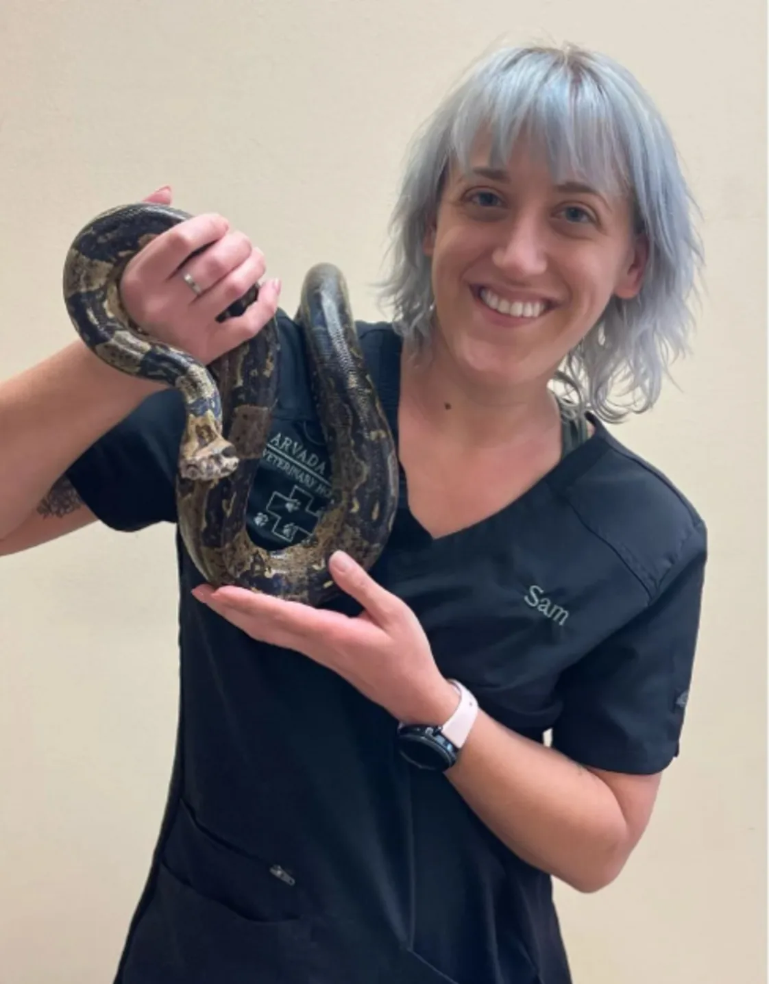 Sam Gadliardi, staff at Arvada Flats Veterinary Hospital Sam Gadliardi, staff at Arvada Flats Veterinary Hospital
