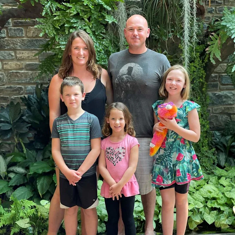 Amanda Samson and her family Amanda Samson and her family