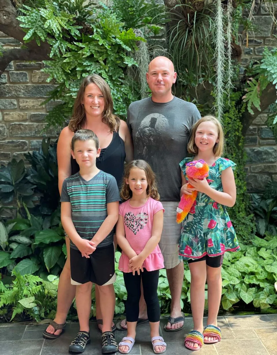 Amanda Samson and her family Amanda Samson and her family