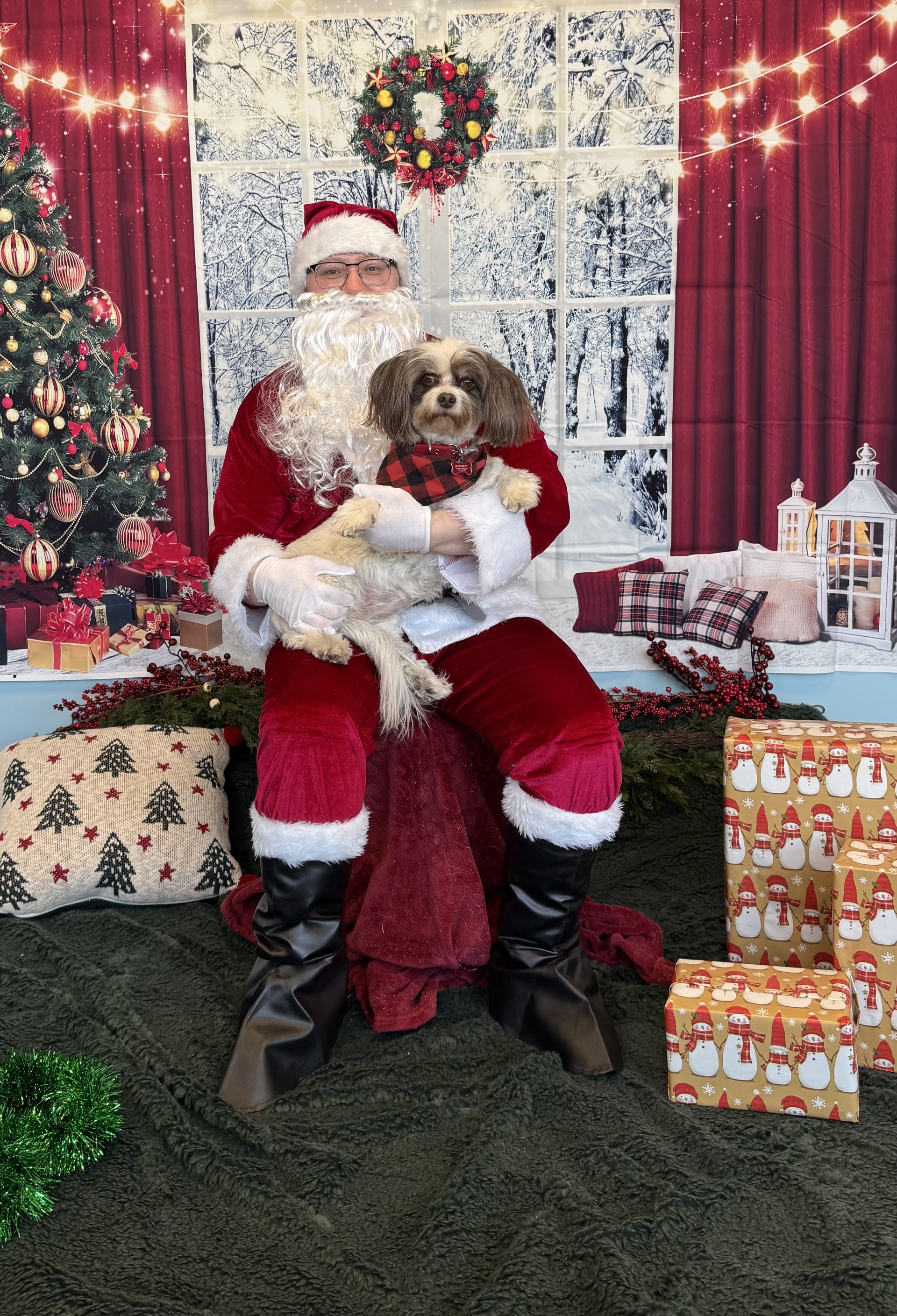  King Charles Picture with Santa