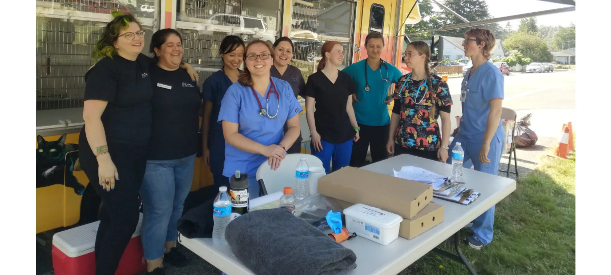 Veterinary Outreach event. Veterinary Outreach event.
