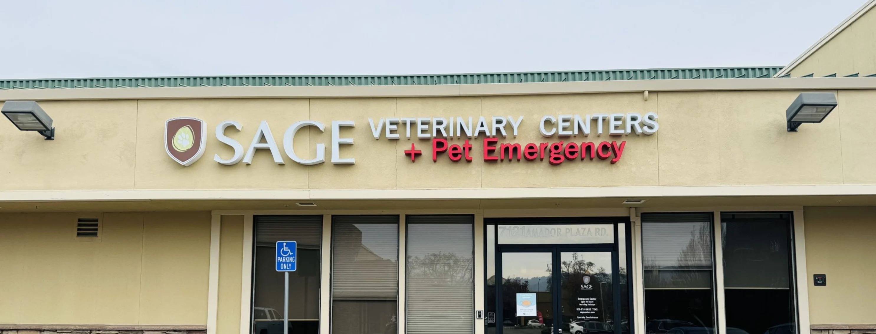 Exterior of SAGE Veterinary Center - Dublin Exterior of SAGE Veterinary Center - Dublin