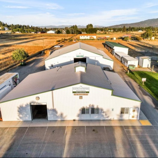 McKinlay and Peters hospital aerial view