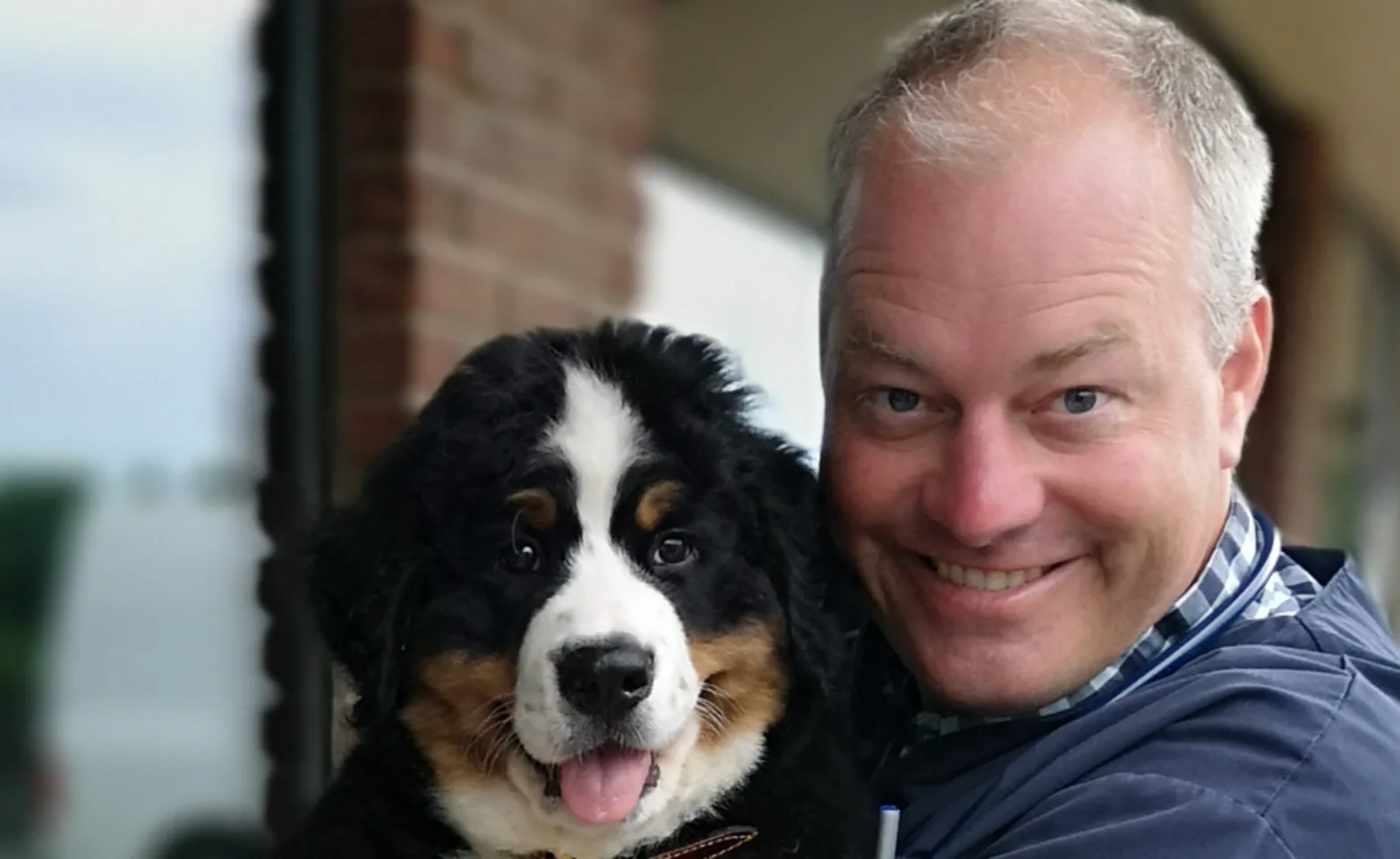 Dr. Kaufman holding a puppy Dr. Kaufman holding a puppy