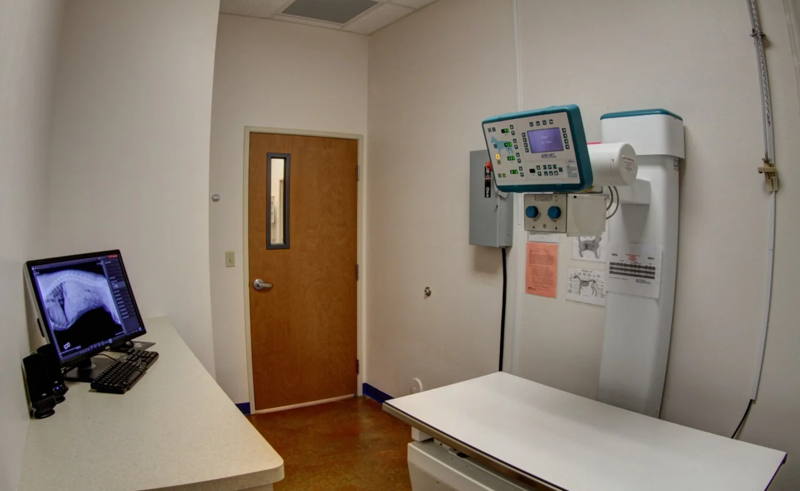 X Ray Suite inside McClintock Animal Care Center X Ray Suite inside McClintock Animal Care Center