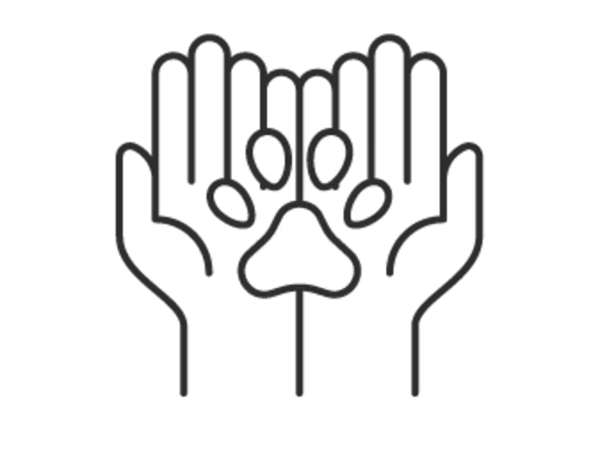 Hands - Paw - Care Icon Hands - Paw - Care Icon