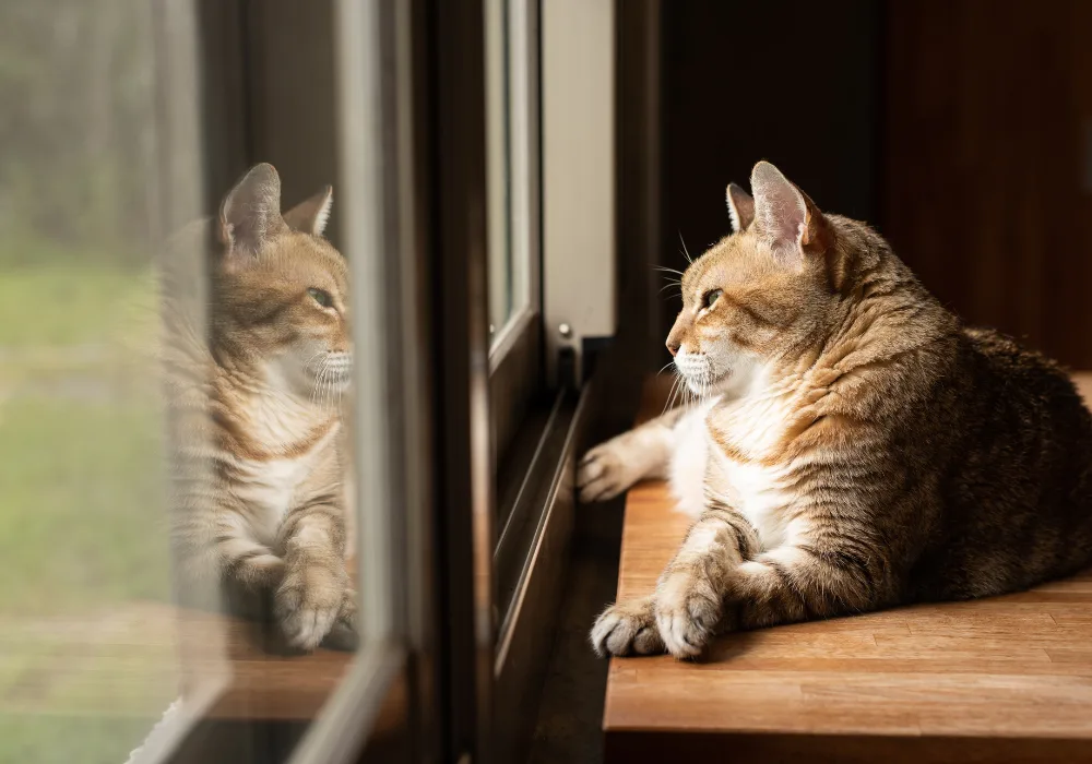 lonely cat separation anxiety