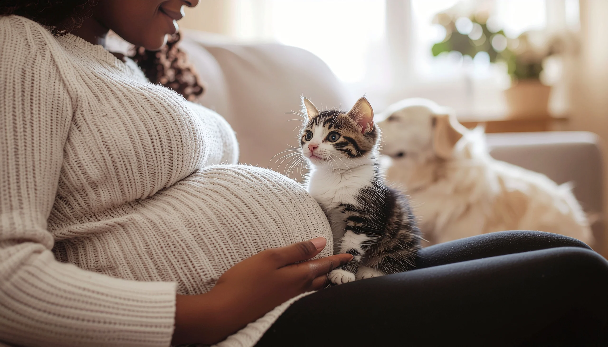 What Expecting Mothers Need to Know About Living with Pets