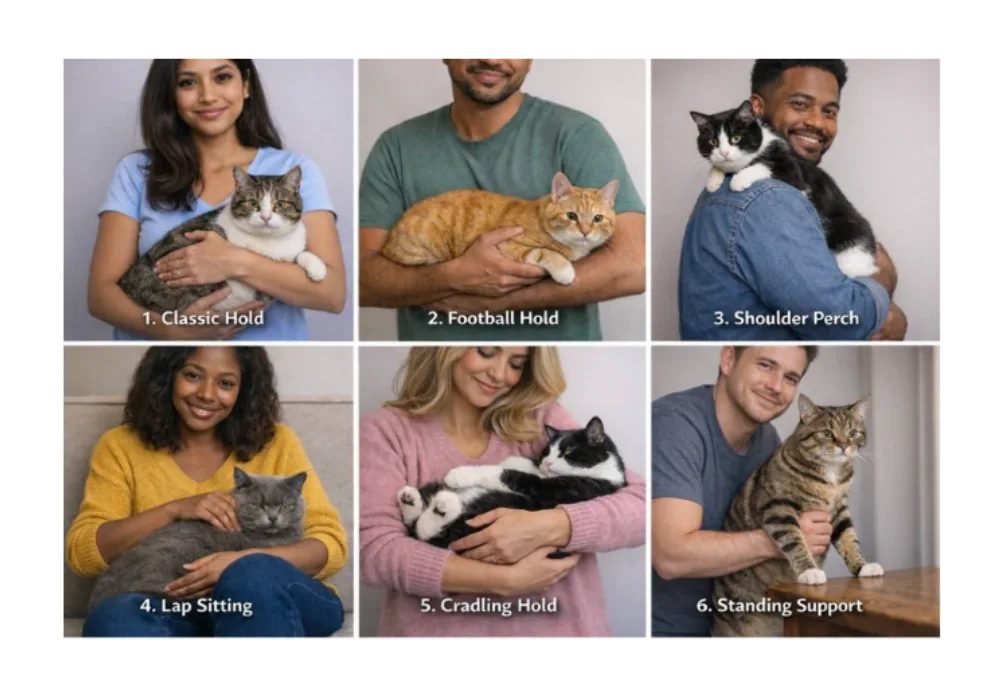 6 Comfortable Positions to Help Desensitize a Cat to Being Picked Up