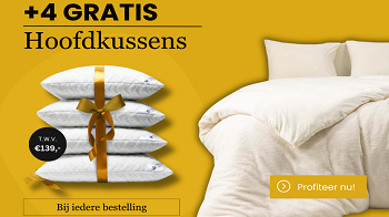 4 Gratis Hoofdkussens