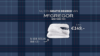 Actie: Gratis McGregor Dekbed