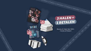 3 Halen 1 Betalen