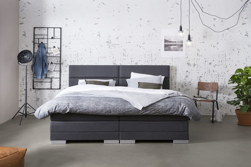 Boxspring Zeus kopen zijaanzicht