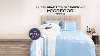 Actie: Gratis McGregor Dekbed