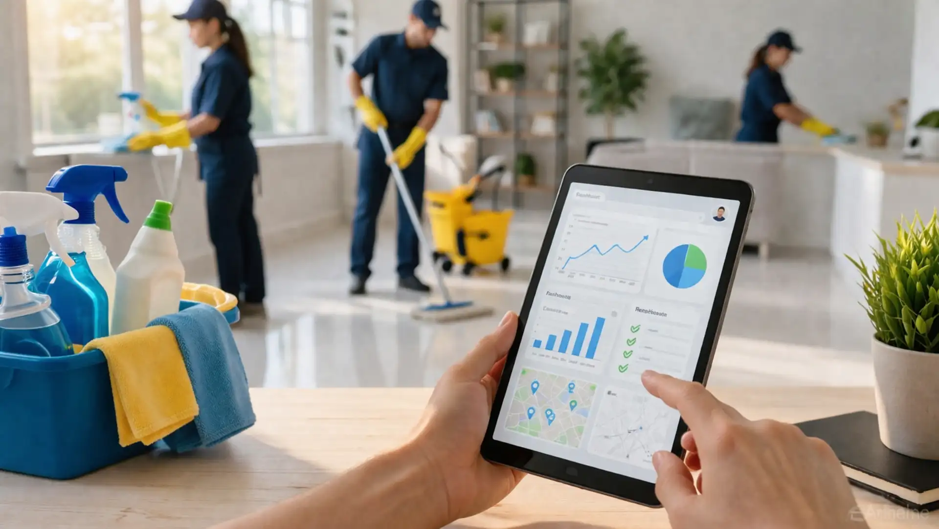 6 steps to attract paying clients with a cleaning business marketing plan