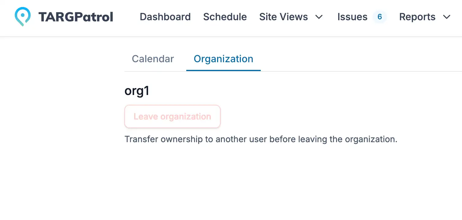 Leave Organization