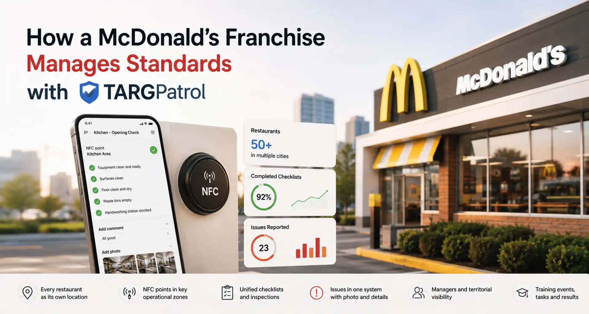 How a McDonald's Franchise Manages Standards with TARGPatrol