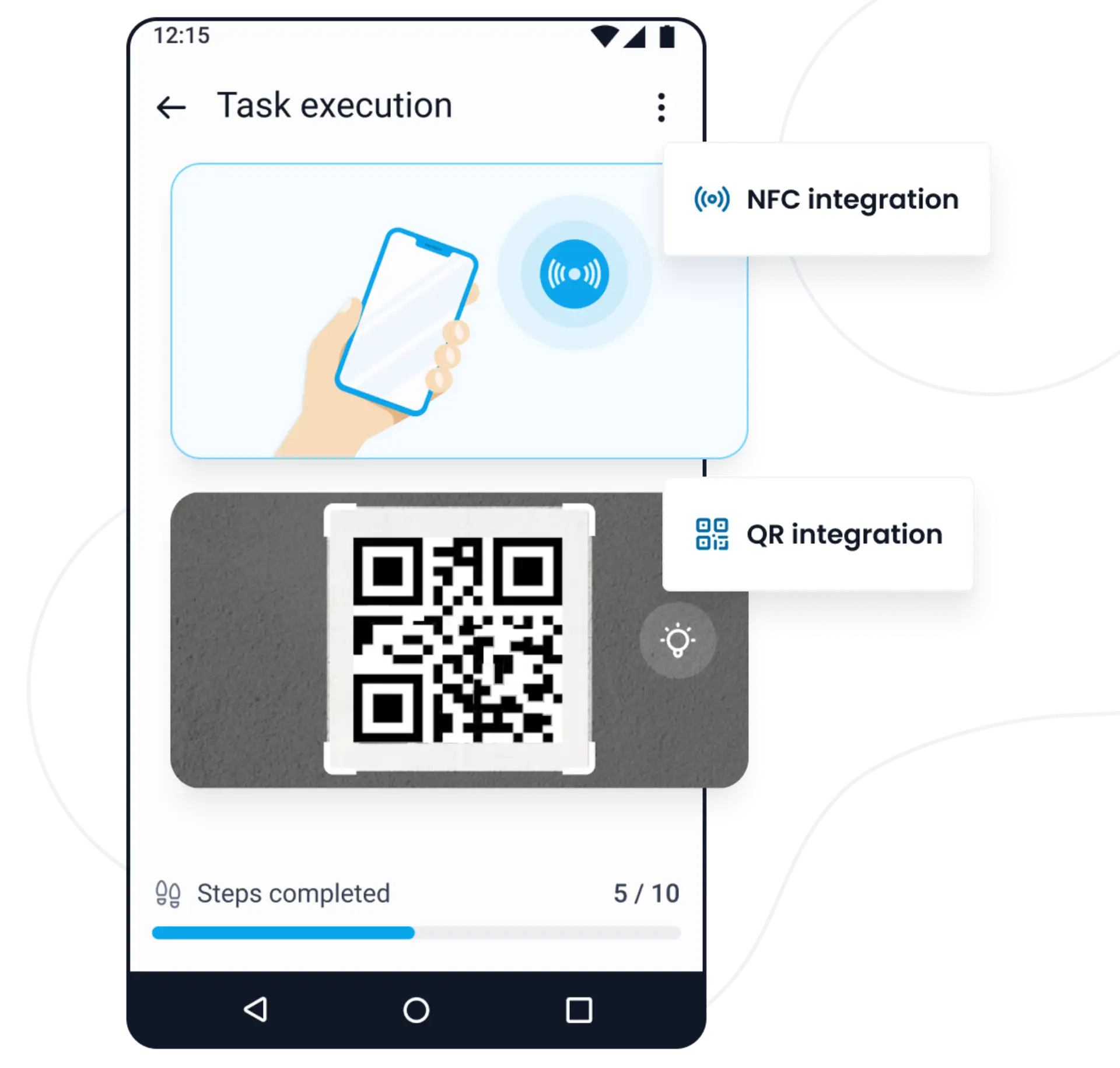 QR-code check-ins for retail