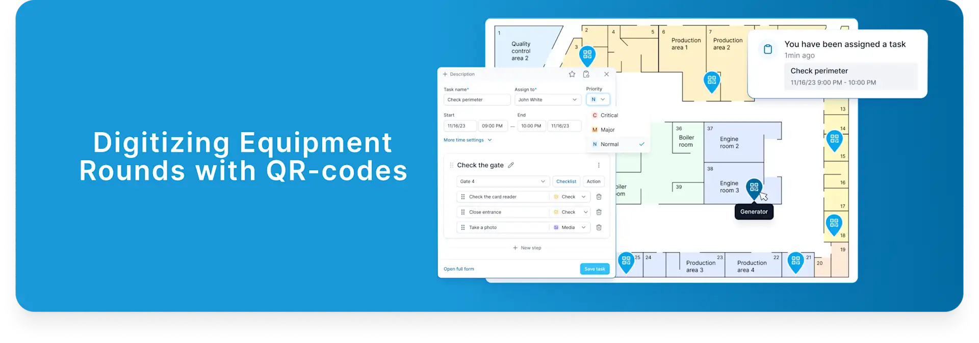 How to Digitize Equipment Rounds with QR-codes