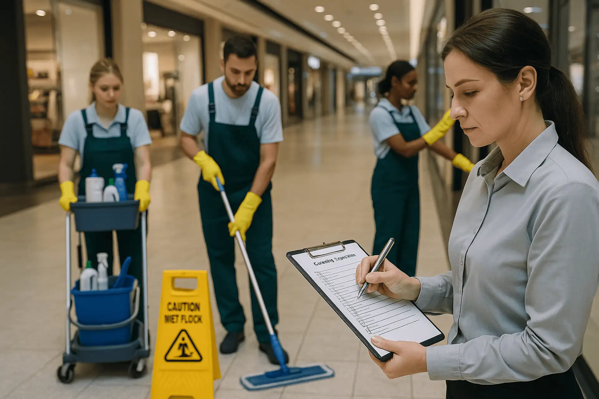 Проверка уборки помещений