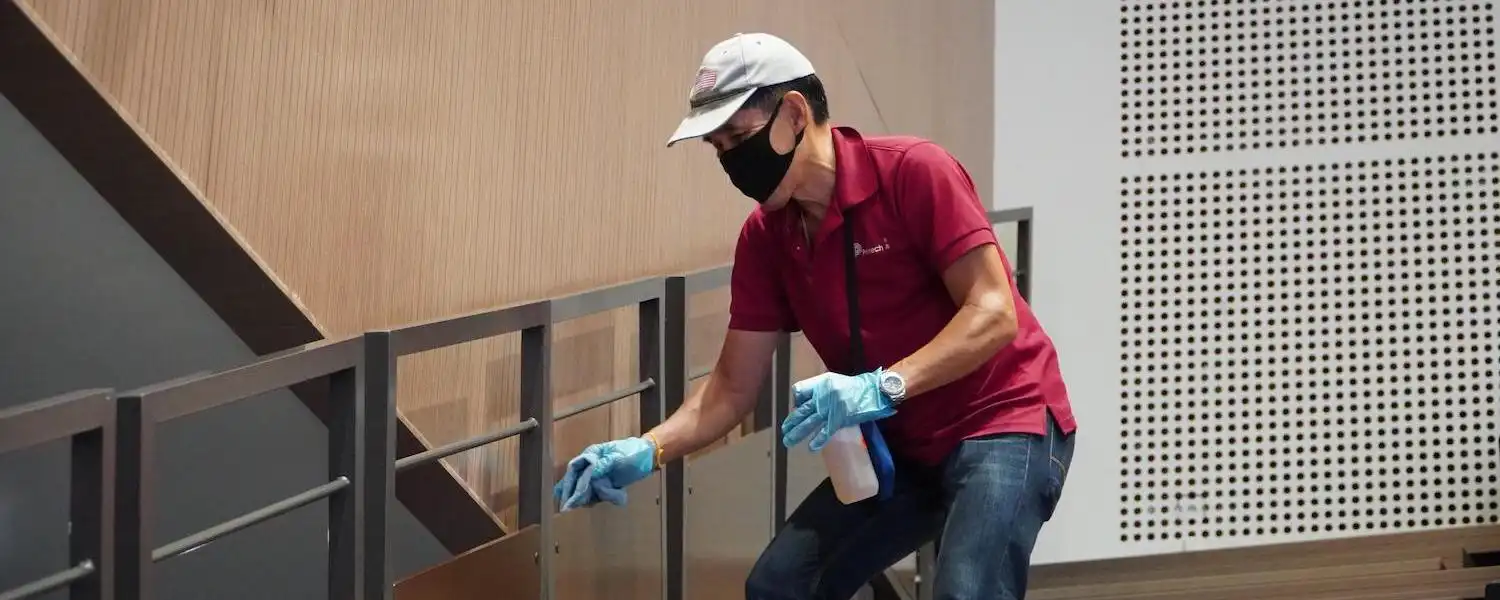 How can RFID tags improve the cleaning and maintainance industry?