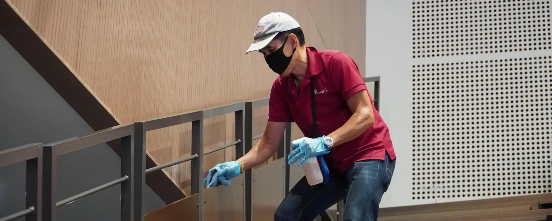 How can RFID tags improve the cleaning and maintainance industry?