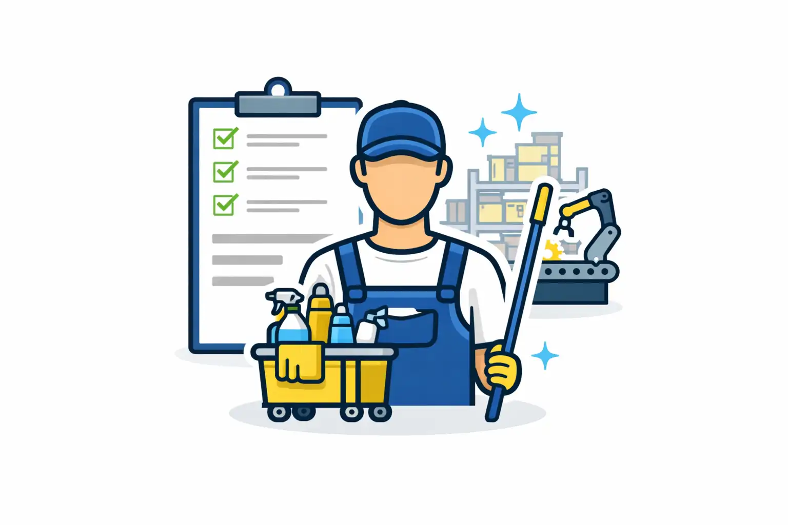 Чек-лист уборки помещений склада