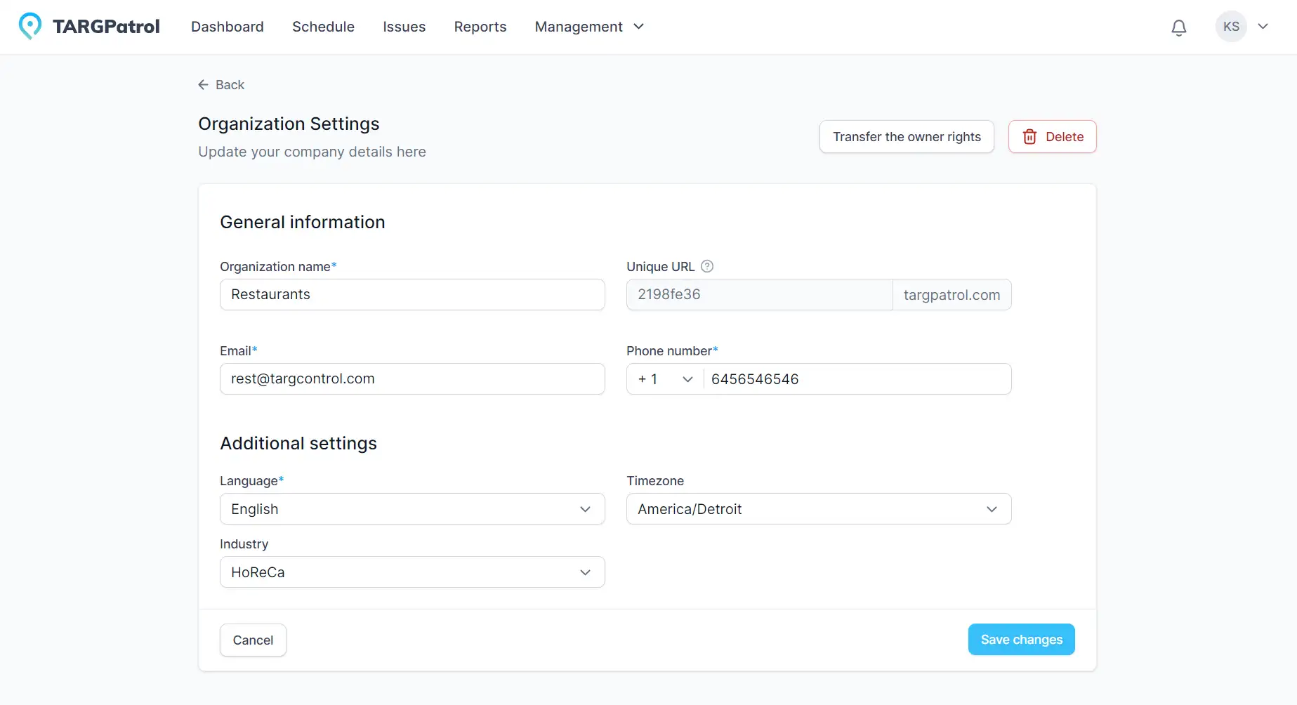 Deleting an Organization and Transferring Ownership