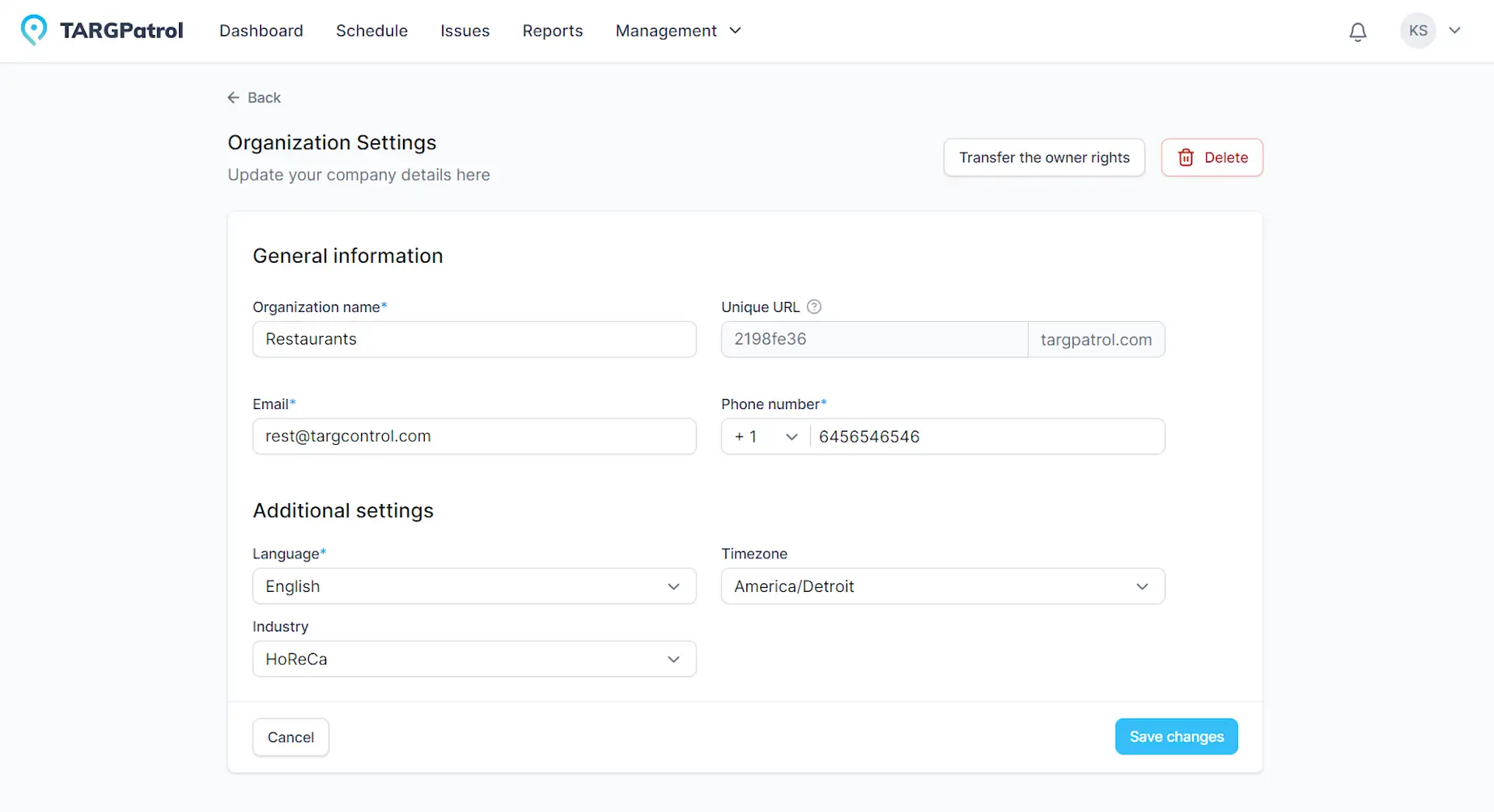 Deleting an Organization and Transferring Ownership