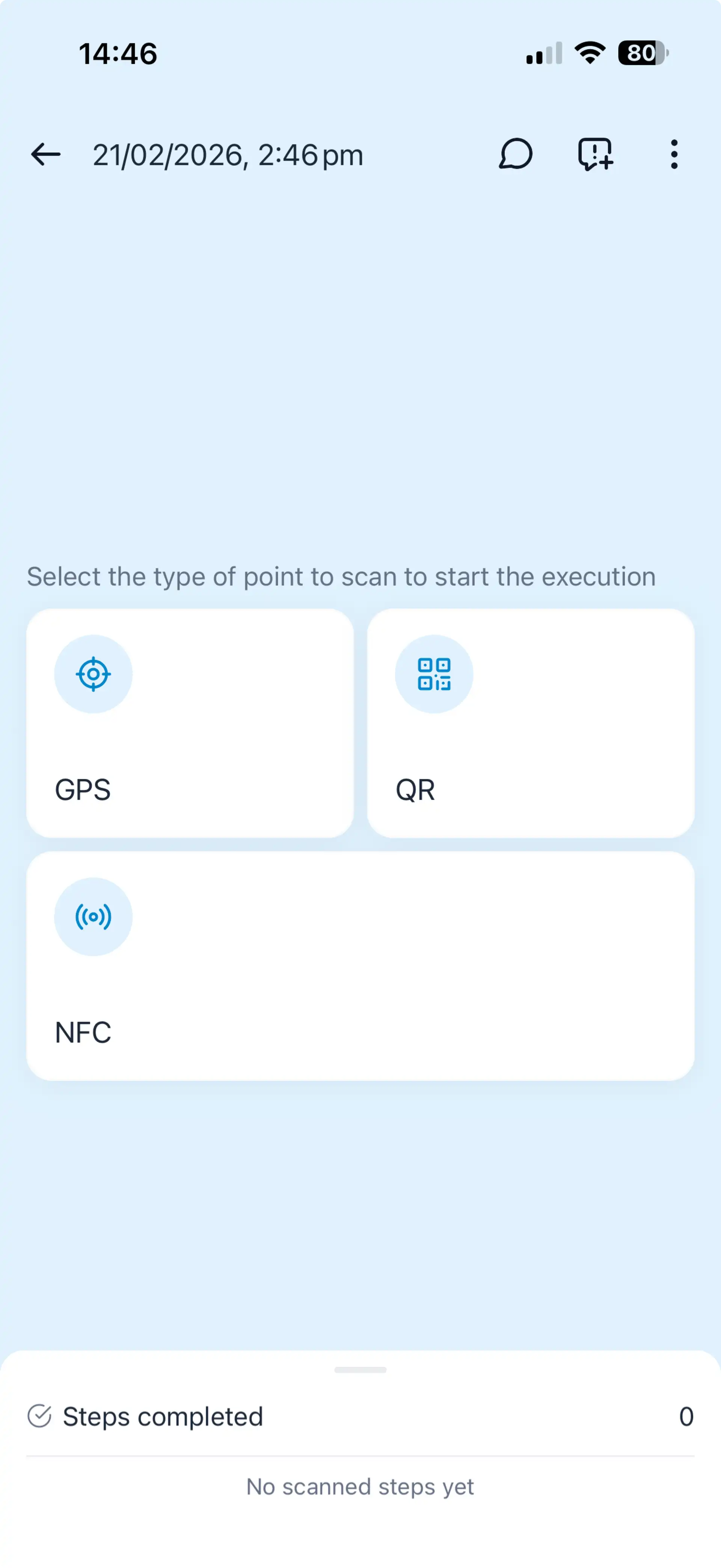 Mobile App Check-ins