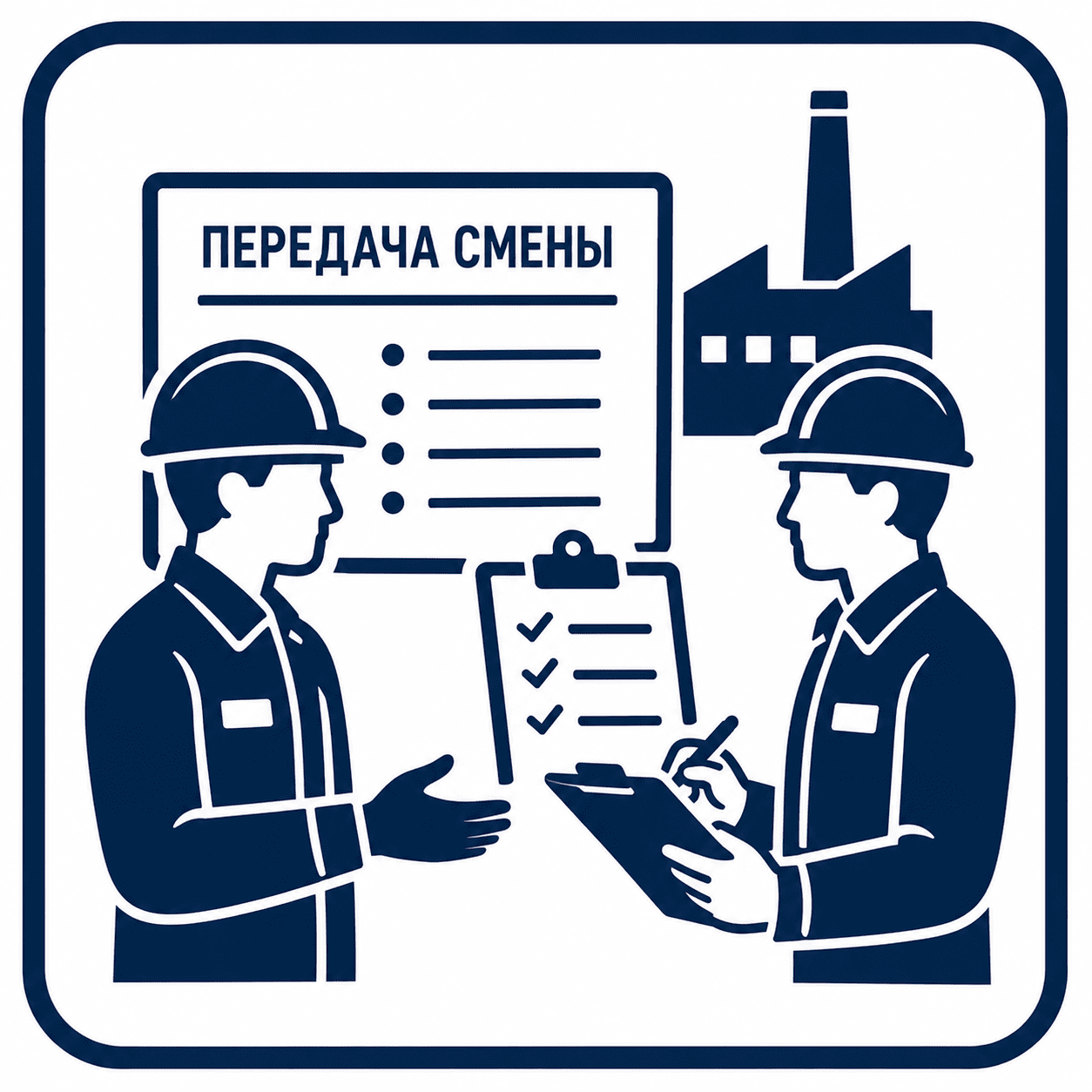 Чек-лист передачи смены на производстве