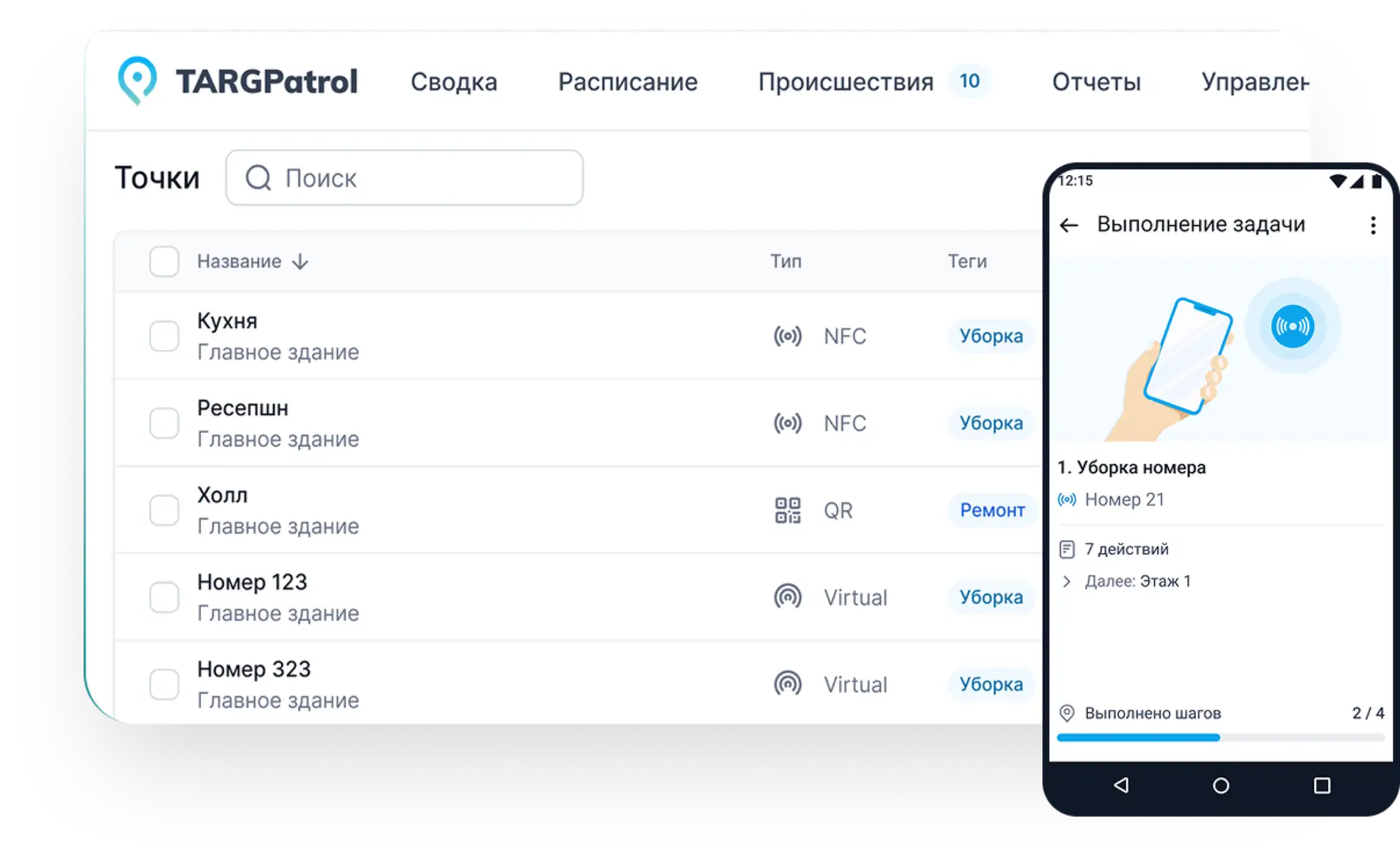 Автоматизация контроля качества уборки