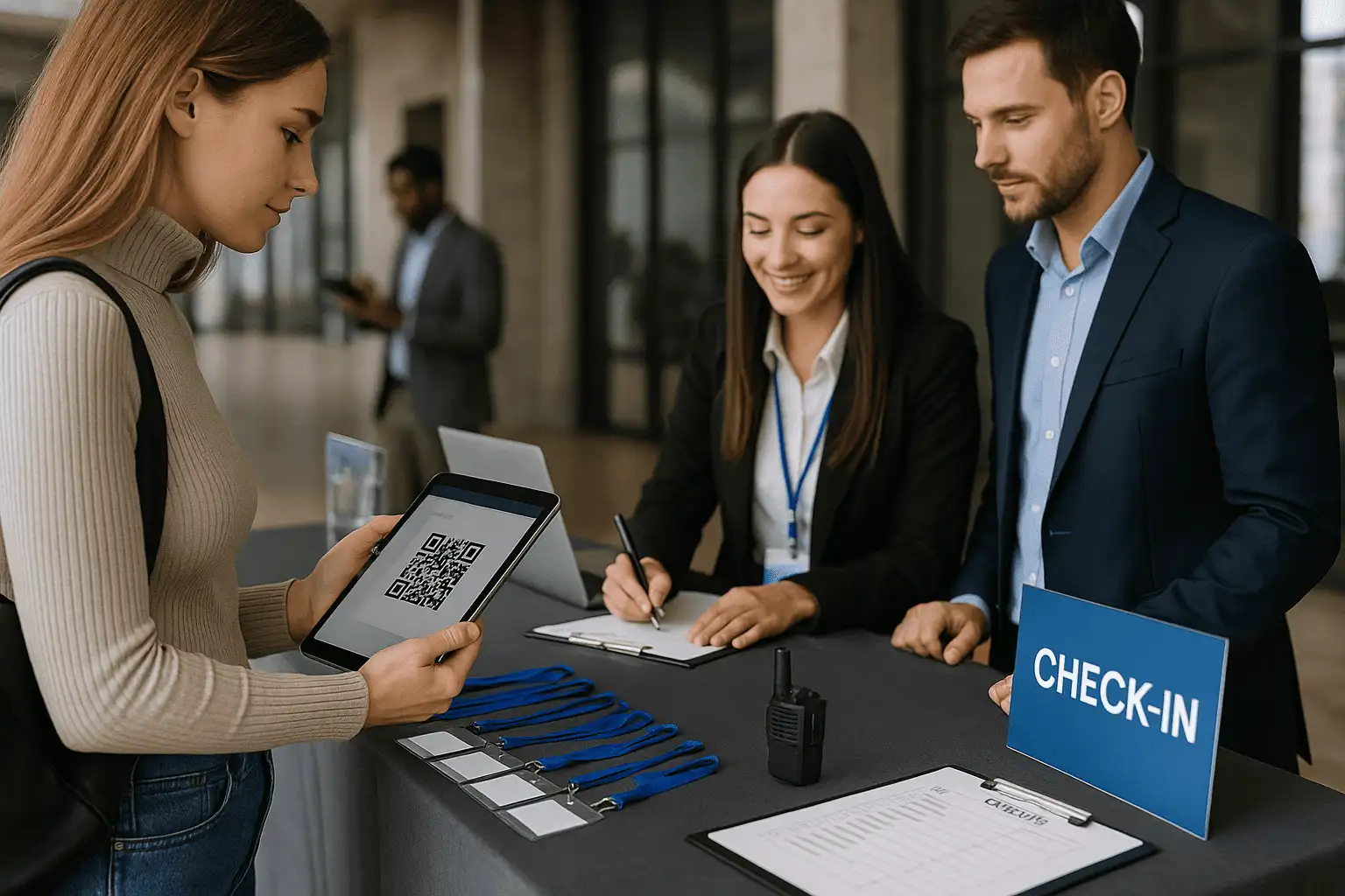 QR code event management