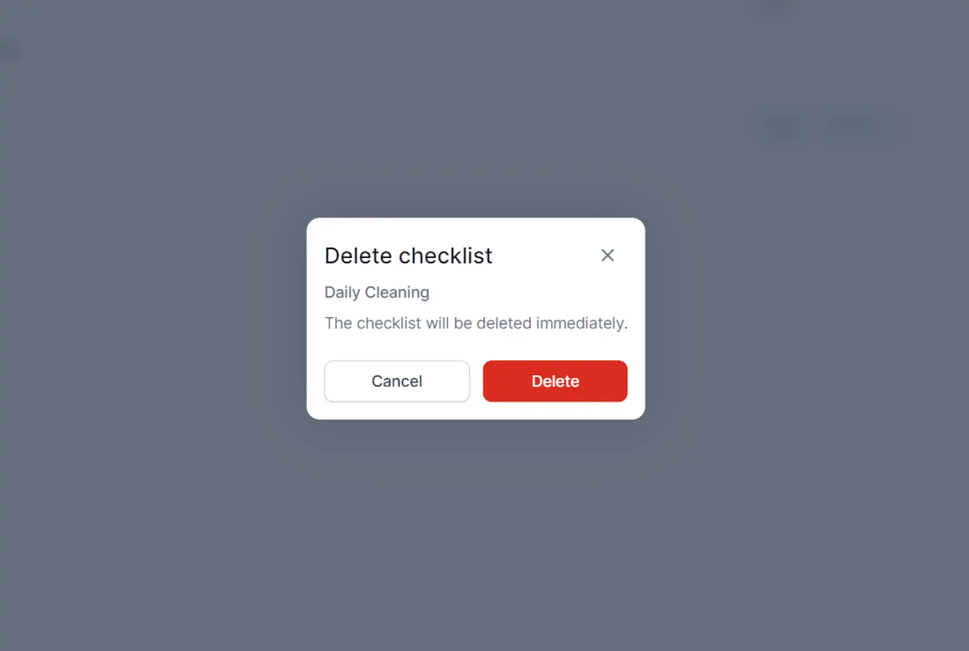 Creating checklists